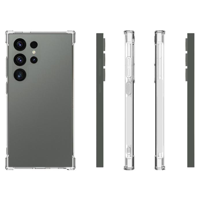 Bild 5, Samsung Galaxy S24 Ultra Skal Shockproof TPU Transparent