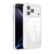 iPhone 17 Pro Skal MagSafe Hybrid Transparent