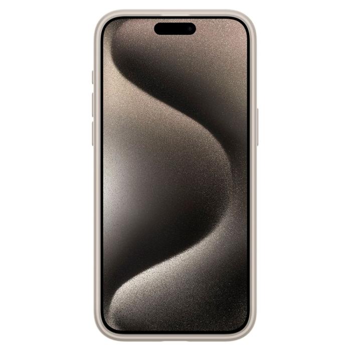 Bild 3, Spigen iPhone 15 Pro Skal MagSafe Mag Ultra Hybrid Frostad Titanium