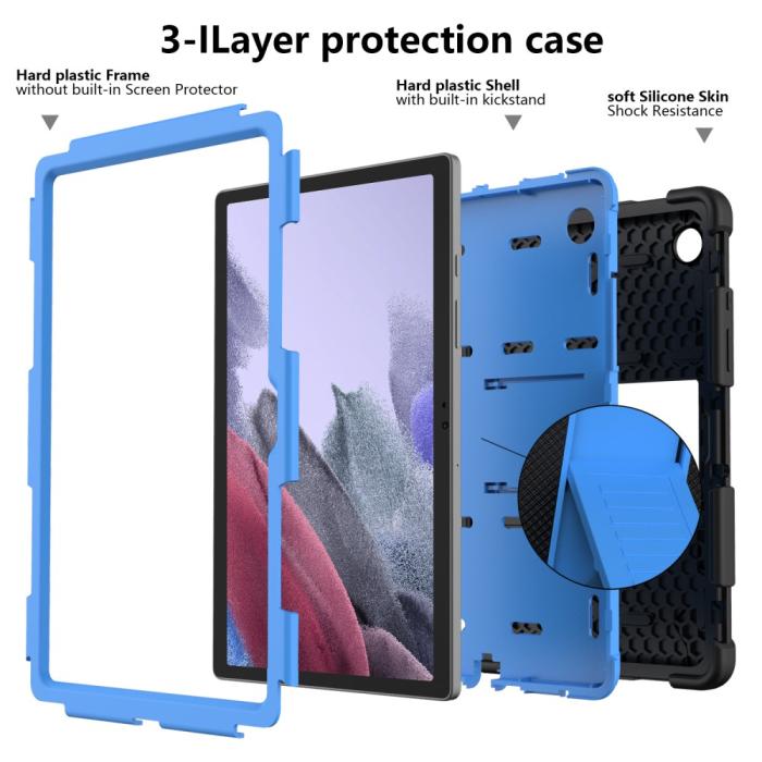 Bild 3, Samsung Galaxy Tab A8 10.5 (2021) Skal Shockproof Hybrid Kickstand