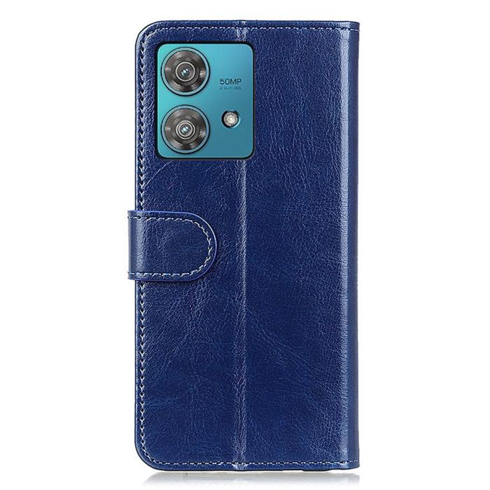Bild 6, Motorola Edge 40 Neo 5G Fodral Crazy Horse Läder B