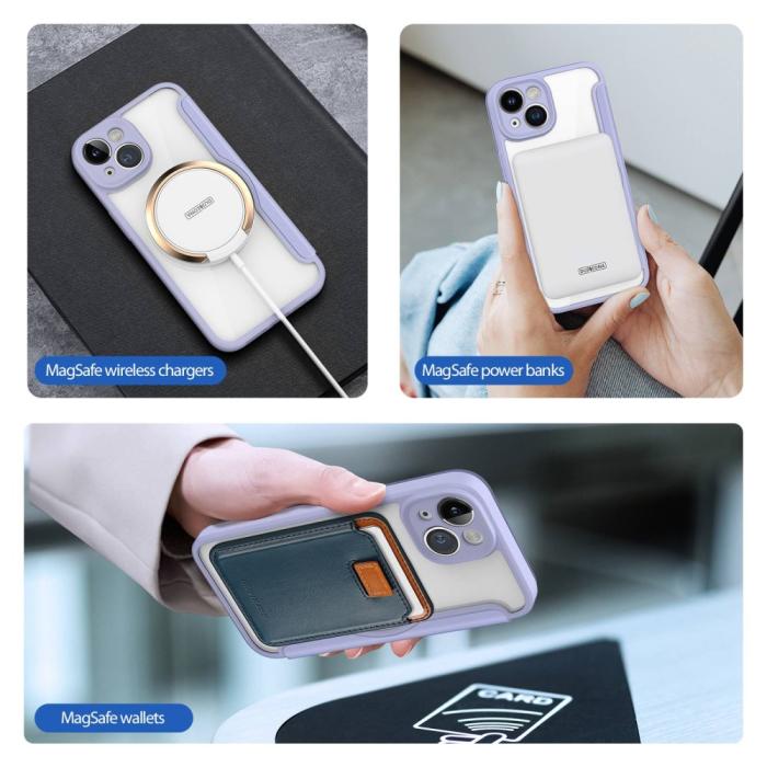 Bild 5, DUX DUCIS iPhone 14 Fodral MagSafe Skin X Pro Lila