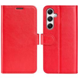Samsung Galaxy A35 5G Fodral Crazy Horse Läder Röd