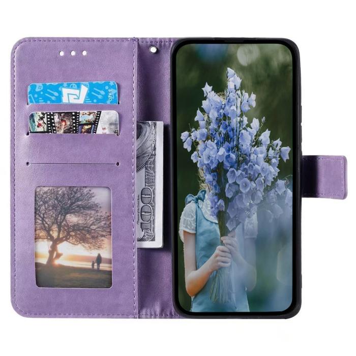 Bild 2, Sony Xperia 1 VII Fodral Mandala Läder Lila
