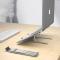 Tech-Protect Alustand Laptop Ställ Justerbart Universal Silver