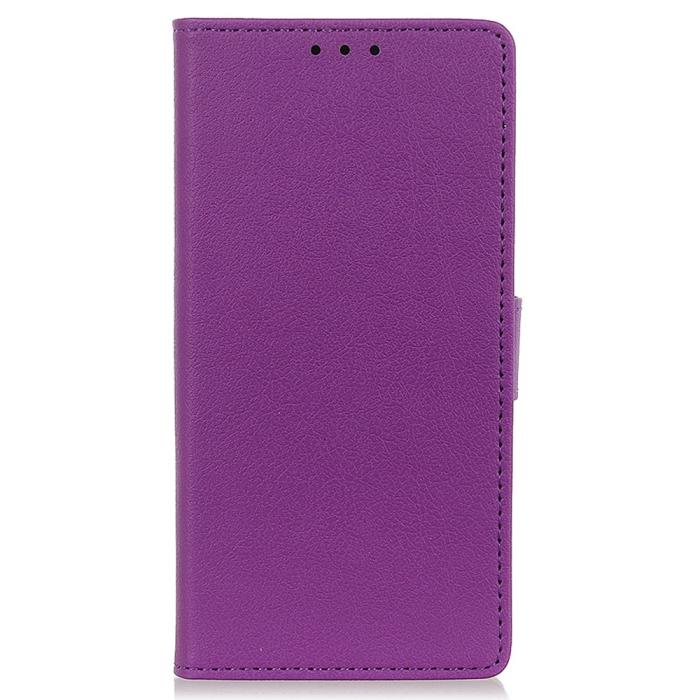 Bild 2, Motorola Moto G51 Fodral Läder Lila