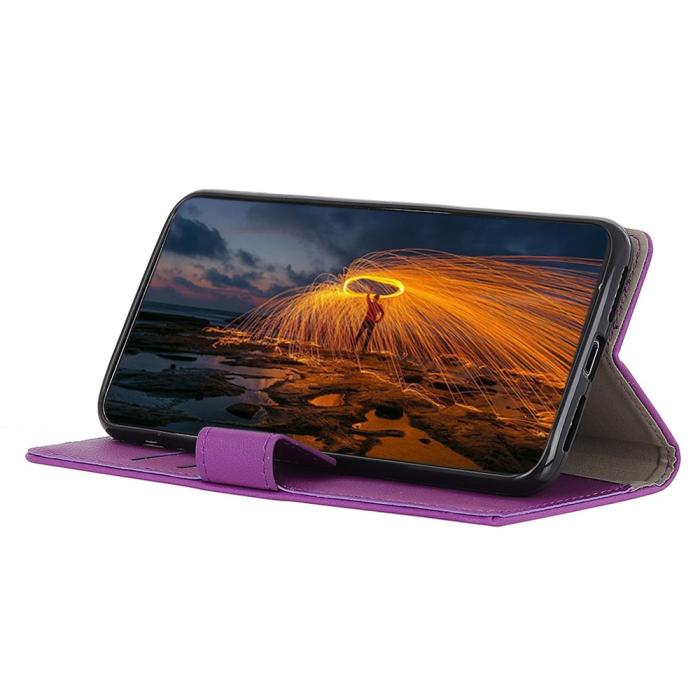Bild 4, Motorola Moto G51 Fodral Läder Lila