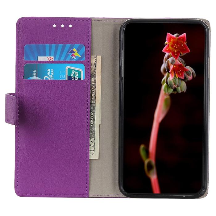 Bild 5, Motorola Moto G51 Fodral Läder Lila