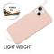 Mercury Goospery iPhone 14 Skal Liquid Skin Touch Ljus Rosa