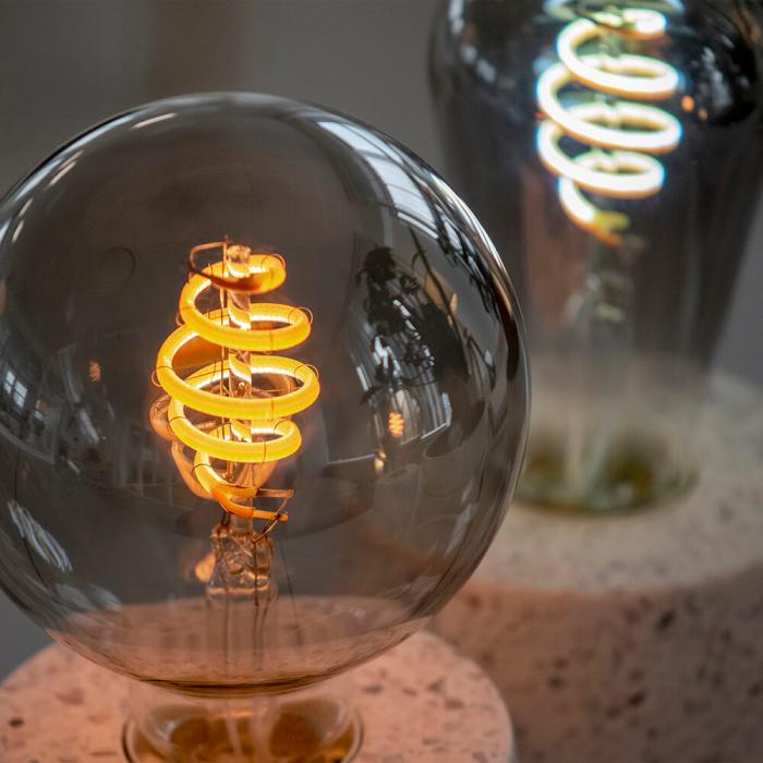 Bild 8, Hombli Smart Lampa Glödtråd E27 ST64-Rök CCT