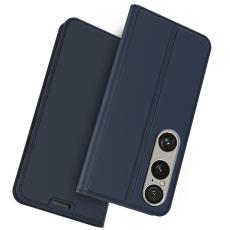 Sony Xperia 1 VII Fodral Flip L&auml;der Bl&aring;