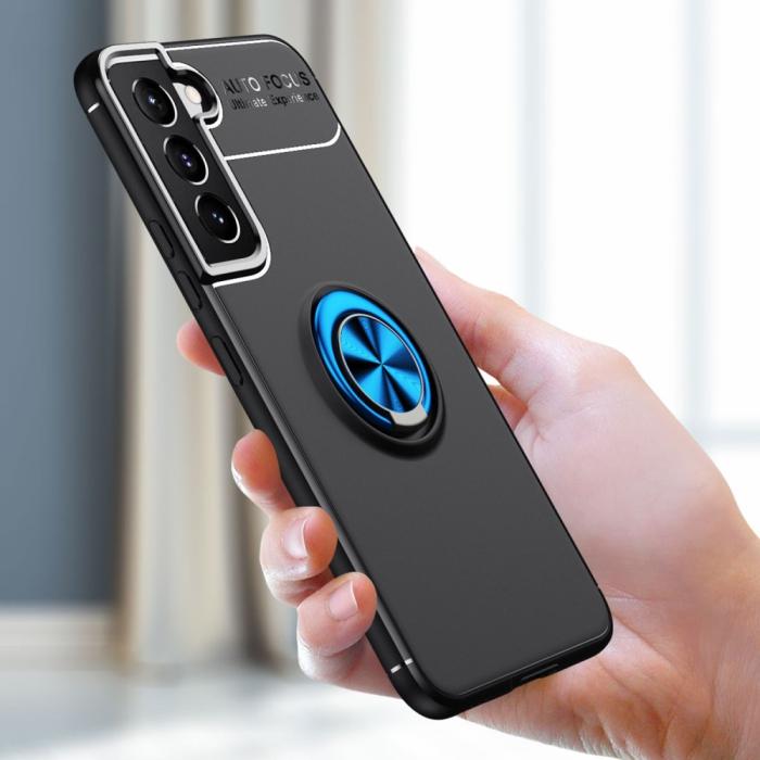 Bild 5, Samsung Galaxy S22 Plus Skal Ring Blå