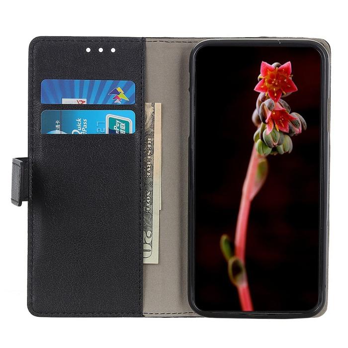 Bild 2, Motorola Moto E22i Fodral Läder Svart