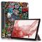 Samsung Galaxy Tab S9 Fodral Tri-Fold Grafitti