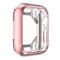 Apple Watch 7/8 45mm Skal TPU Electroplate Rosa