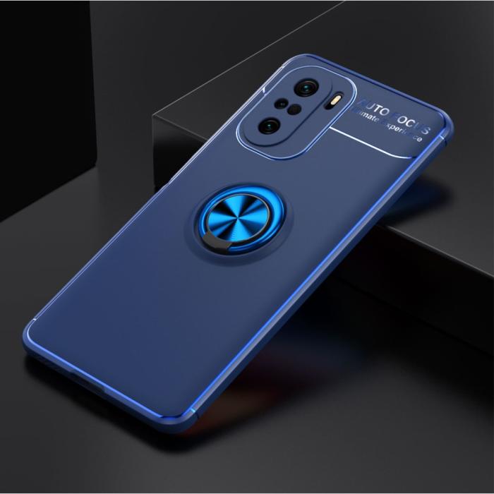 Bild 3, Xiaomi Mi 11i - Ring Skal - Blå