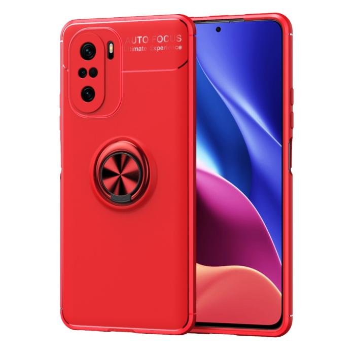Bild 1, Xiaomi Mi 11i - Ring Skal - Röd