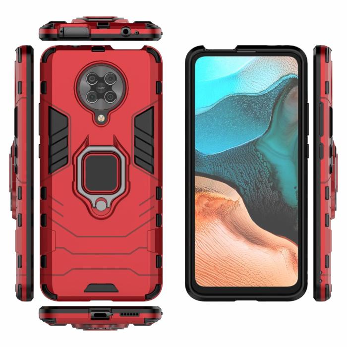 Bild 5, Xiaomi Poco F2 Pro - Ring Skal - Röd