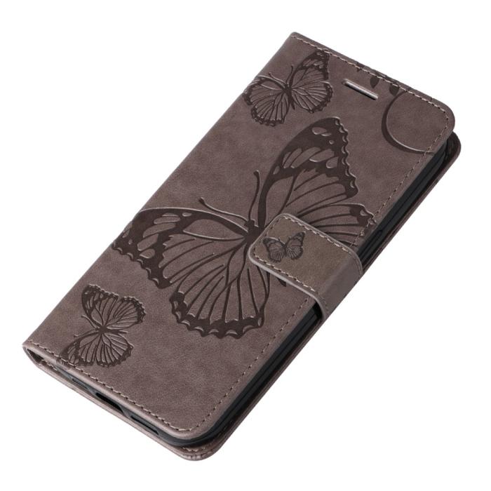 Bild 5, Samsung Galaxy S24 Ultra Fodral Butterfly Grå