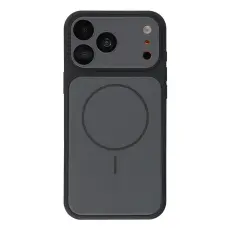 iPhone 18 Pro / 17 Pro Skal MagSafe Med Linsskydd Svart