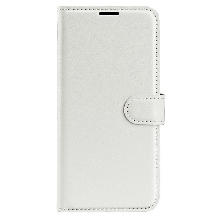 Bild 5, Xiaomi Redmi 13C 4G Fodral Litchi Läder Vit