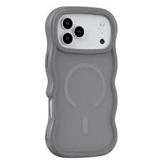 iPhone 17 Pro Max Skal MagSafe Wavy Matt Gr&aring;