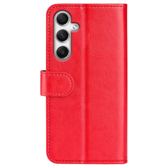 Bild 6, Samsung Galaxy A35 5G Fodral Crazy Horse Läder Röd