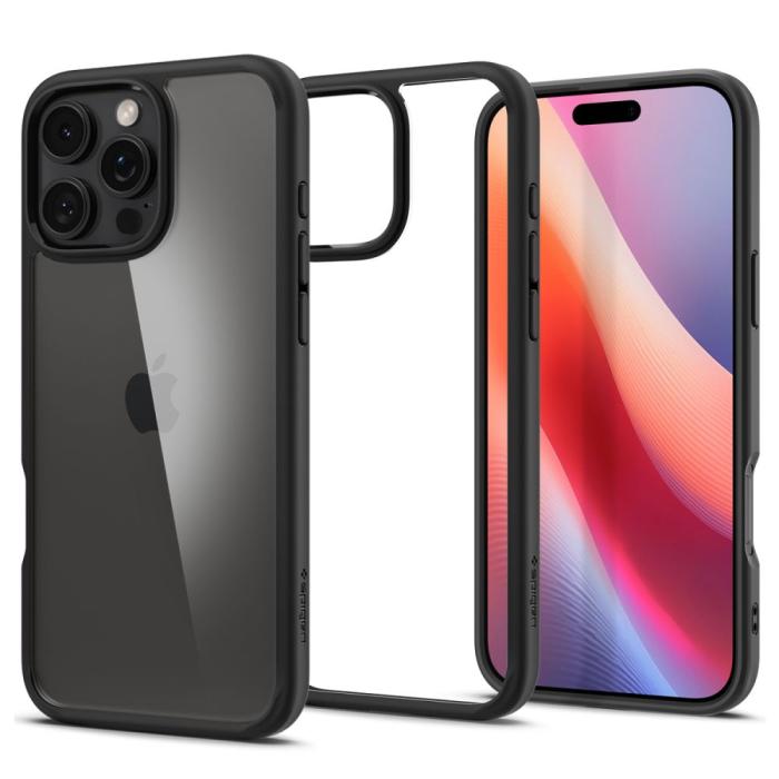Bild 1, Spigen iPhone 16 Pro Skal Ultra Hybrid Matt Svart