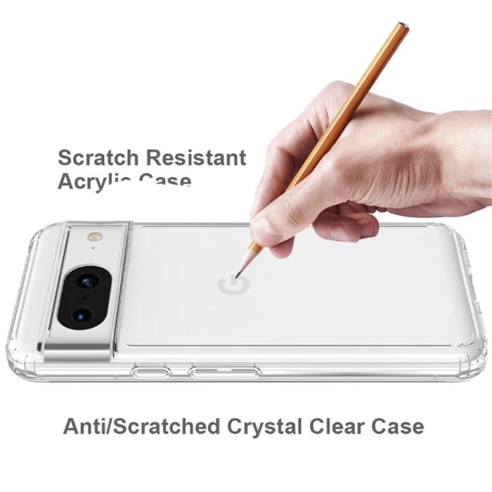 Bild 6, Google Pixel 8 Skal Akryl/TPU Hybrid Transparent