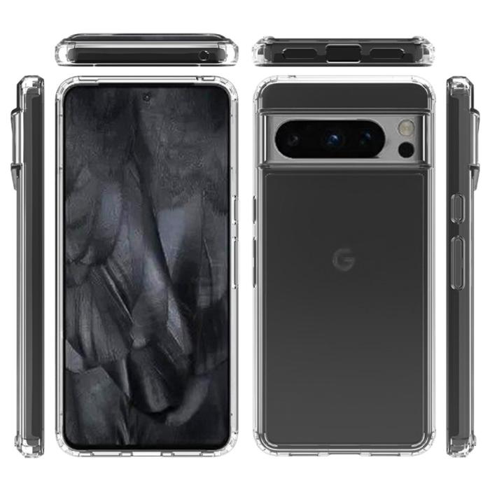 Bild 2, Google Pixel 8 Pro Skal Akryl/TPU Hybrid Transparent