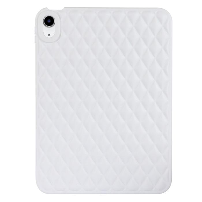 Bild 2, iPad Air 2025-2020 Skal Diamond Textur TPU Vit