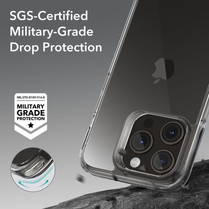 Bild 6, ESR iPhone 15 Pro Skal Ice Shield Transparent