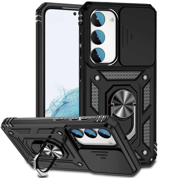 Bild 1, Samsung Galaxy S23 Plus Skal CamShield Ring Svart