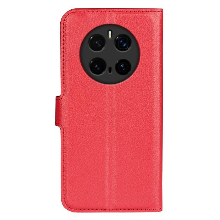 Bild 6, Honor Magic7 Pro Fodral Litchi Läder Röd