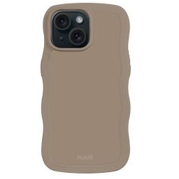 holdit iPhone 15/14/13 Skal Wavy Mocha Brown