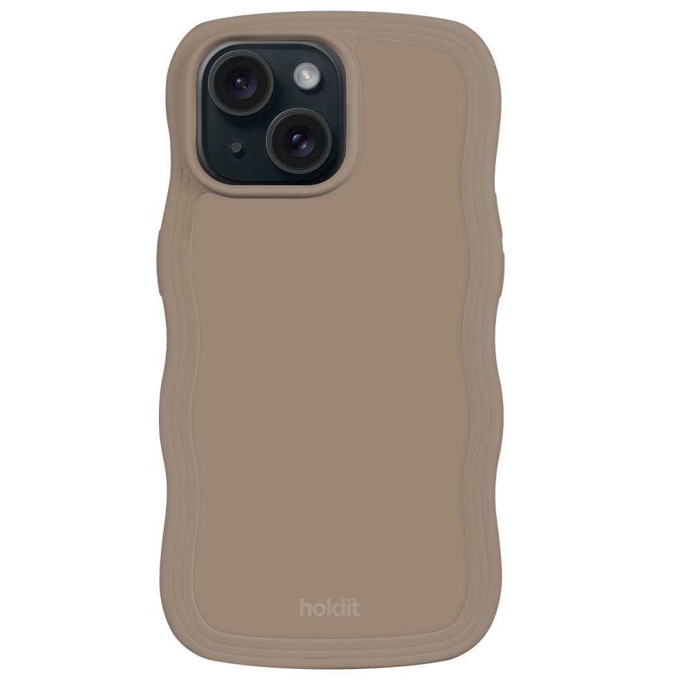 holdit iPhone 15/14/13 Skal Wavy Mocha Brown