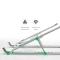 Tech-Protect Alustand Laptop Ställ Justerbart Universal Silver
