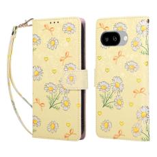 Google Pixel 10a Fodral RFID L&auml;der Yellow Daisy