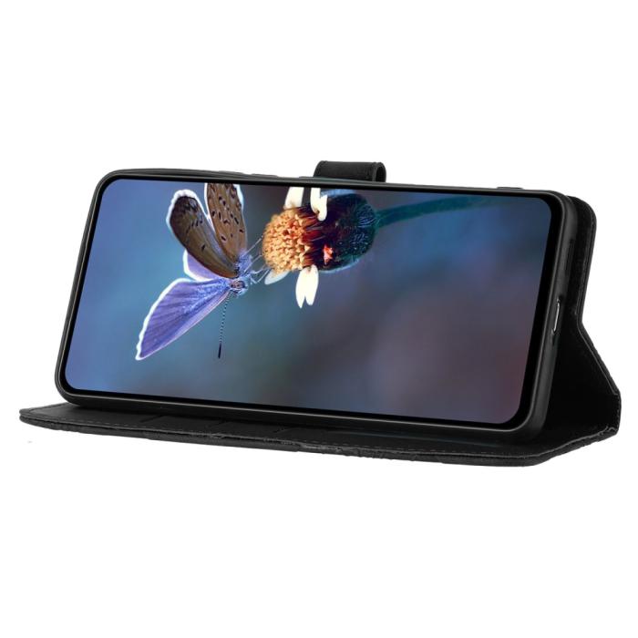 Bild 2, Samsung Galaxy S24 Ultra Fodral Blommigt Tryck Svart