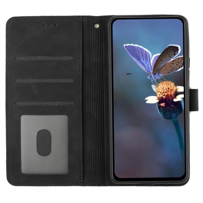 Bild 3, Samsung Galaxy S24 Ultra Fodral Blommigt Tryck Svart