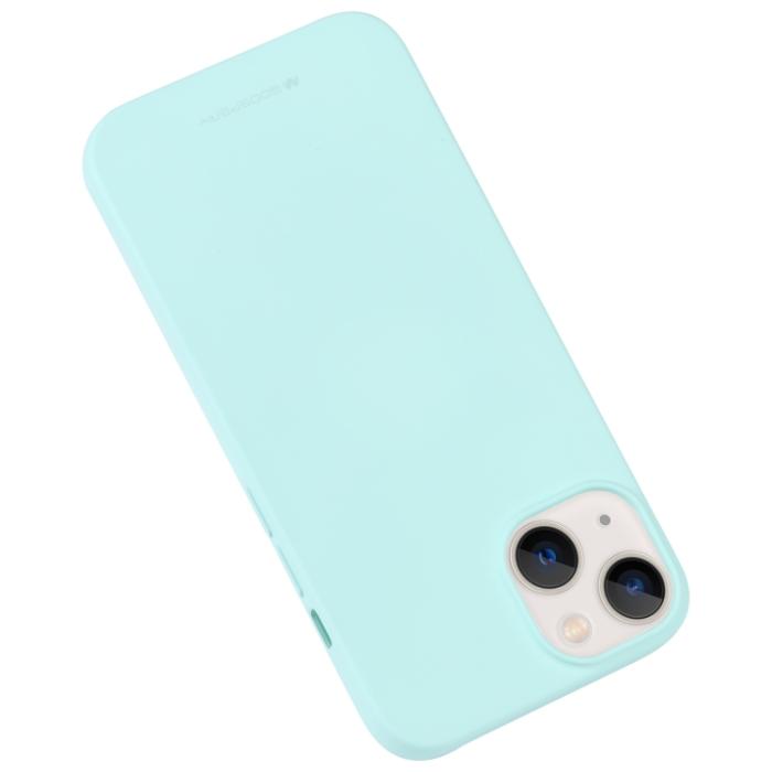 Bild 2, Mercury Goospery iPhone 14 Skal Liquid Skin Touch Mint