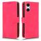 Sony Xperia 10 VI Fodral Skin Touch Läder Fodral Rosa