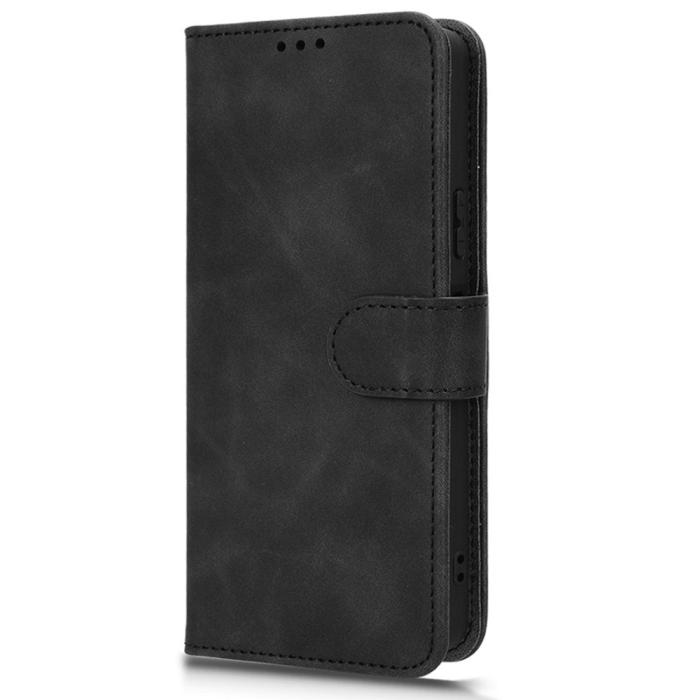 Bild 6, Sony Xperia 10 VI Fodral Skin Touch Läder Fodral Svart