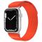 Apple Watch 42/44/45/49 mm Armband Nylon Trail Loop Orangeröd