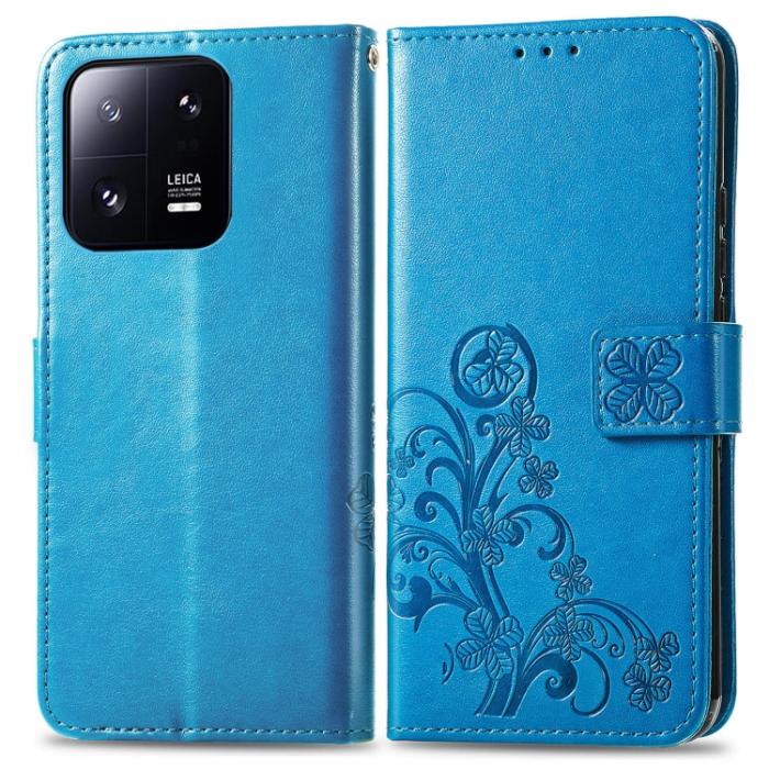Bild 2, Xiaomi 13 Pro 5G Fodral Med Blommigt Tryck Blå