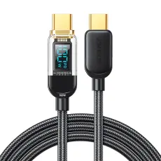 Joyroom 1.2m 20W PD USB-C - Lightning Nylonkabel Svart