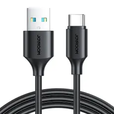 Joyroom 25 cm 3A USB-C Laddningskabel Svart
