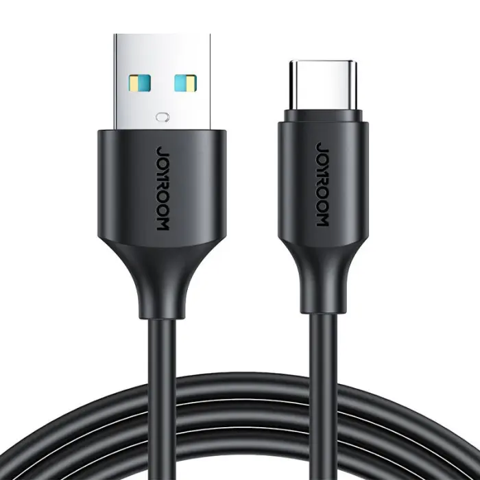 Bild 1, Joyroom 25 cm 3A USB-C Laddningskabel Svart