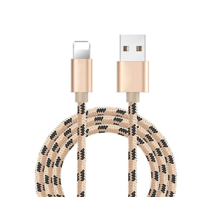 Bild 1, Lightning Laddning Kabel - Guld 2m
