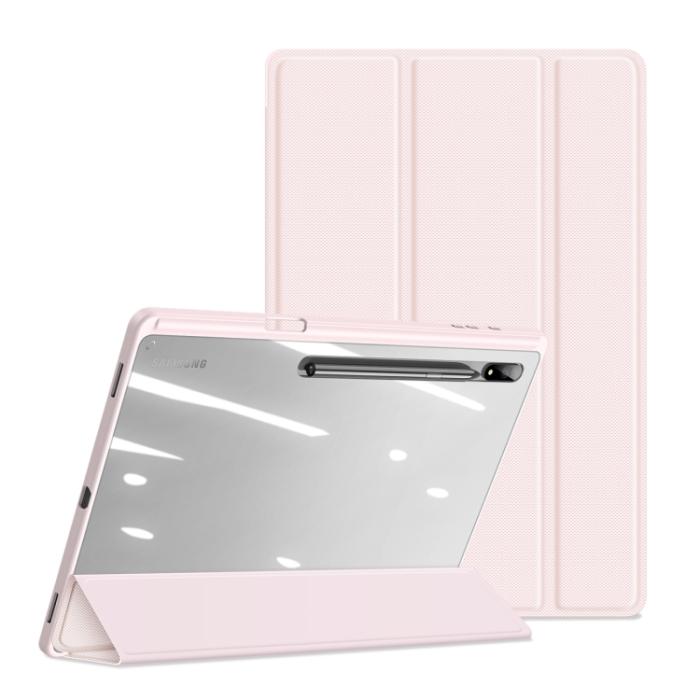 Bild 2, DUX DUCIS Galaxy Tab S8 Ultra Fodral TOBY Tri-Fold Rosa